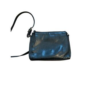 Margot Black Leather Shoulder Bag Purse
